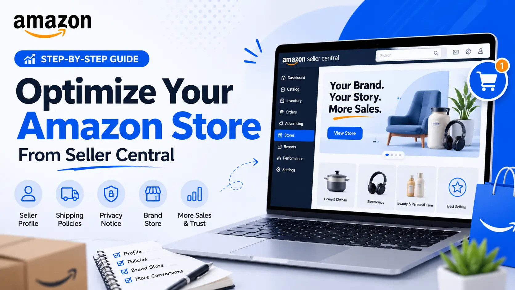 How to Optimize Your Amazon Store from Seller Central
