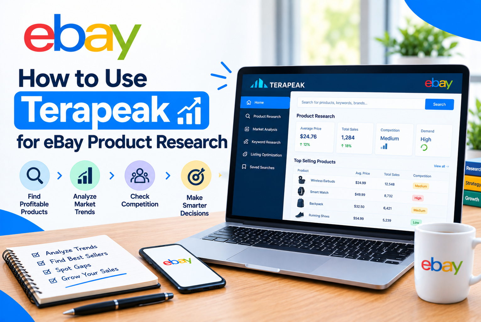 How to Use Terapeak for eBay Product Research