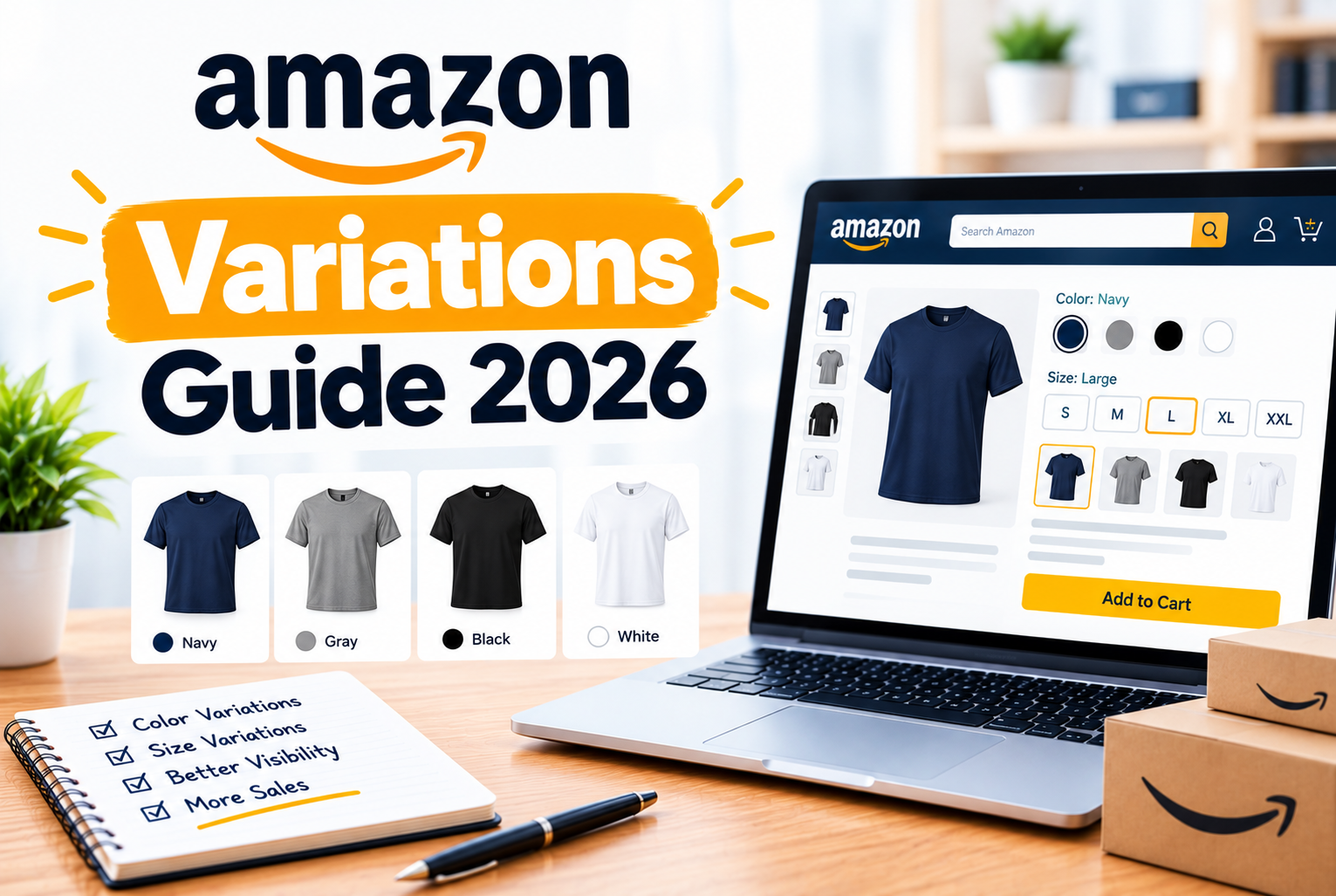 Amazon Variations Guide 2026: How to Add, Edit & Merge Product Variations 
